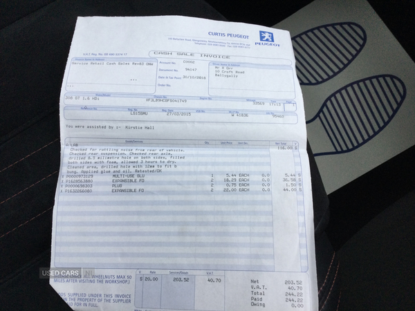 Peugeot 308 DIESEL HATCHBACK in Derry / Londonderry