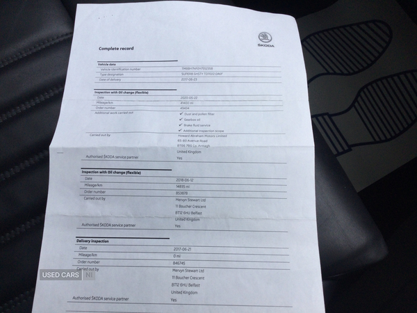 Skoda Superb DIESEL HATCHBACK in Derry / Londonderry