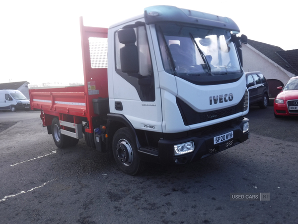 Iveco Eurocargo 2020 75-190 7500kg gross 6 speed manual tipper. in Down