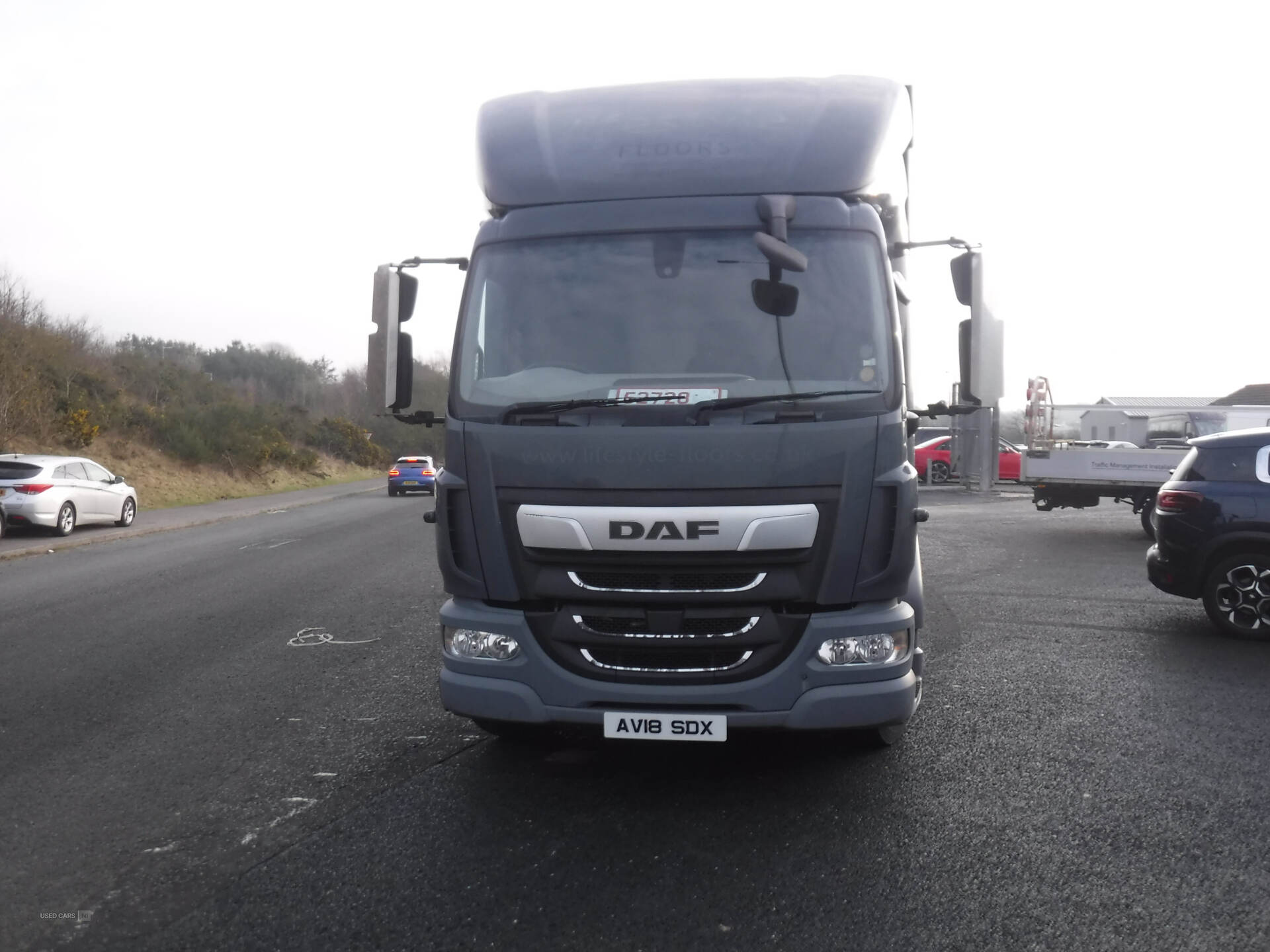 Daf LF180 with 23ft GRP box, 2 side doors 386278km. in Down