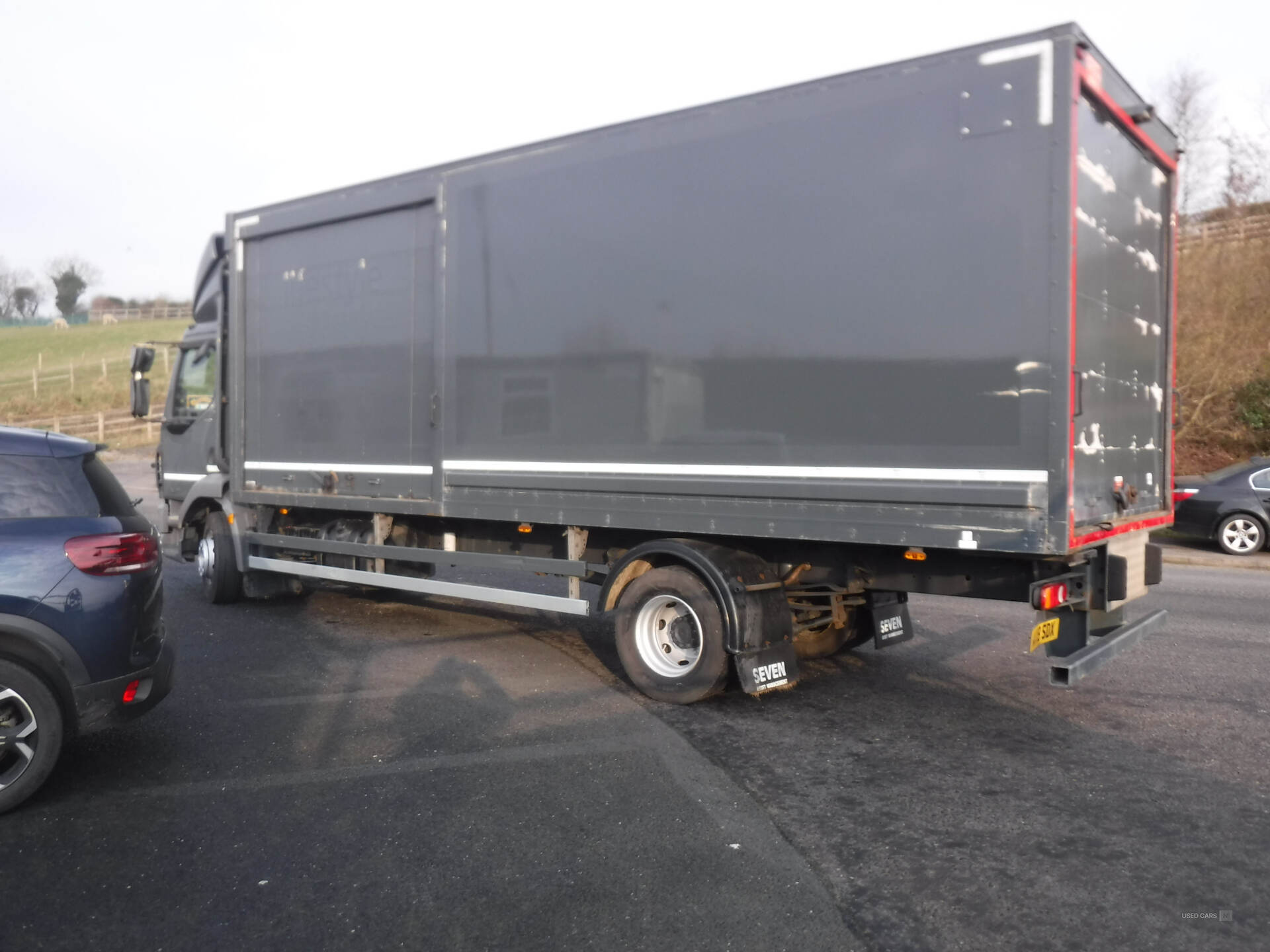 Daf LF180 with 23ft GRP box, 2 side doors 386278km. in Down