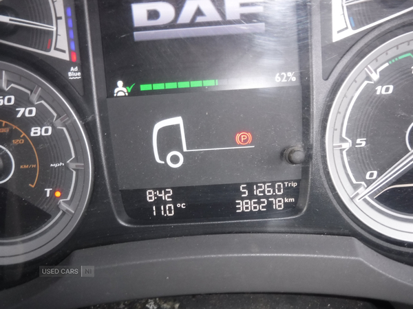 Daf LF180 with 23ft GRP box, 2 side doors 386278km. in Down